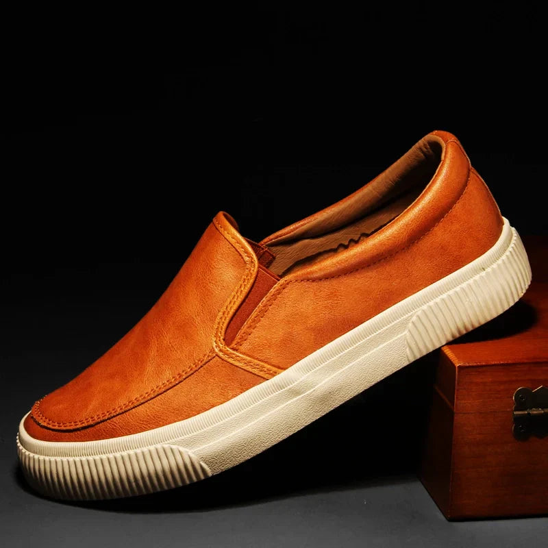 Alessandro - Mountainville slip-on-sko i læder